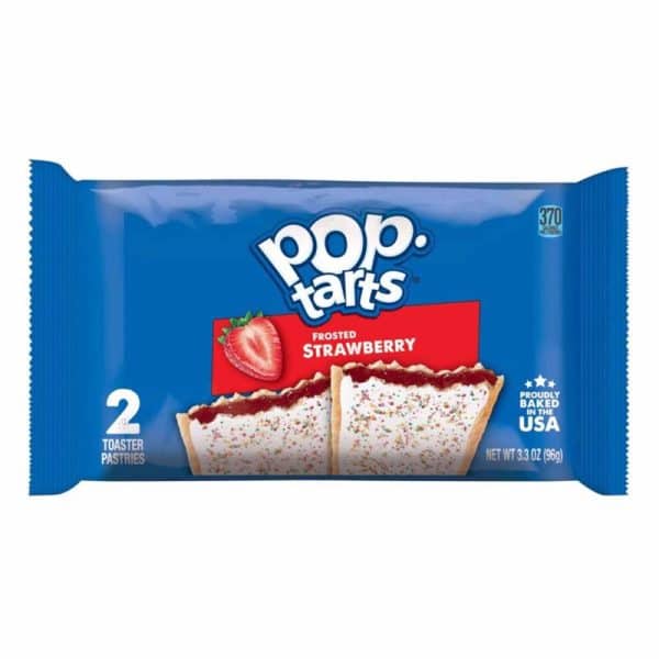 Pop-Tarts Strawberry Toaster Pastries 3.67 oz Pouch