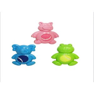 Multipet Assorted Tennis Tummies Rubber Dog Toy 4 in. 1 pk