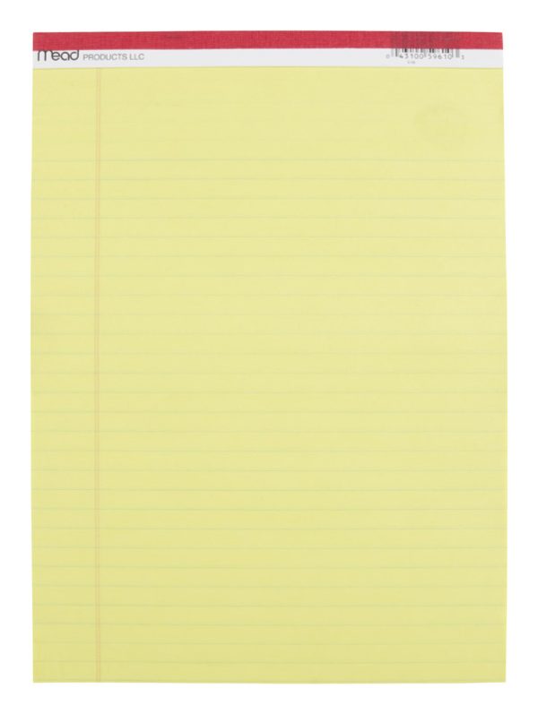 Mead 8.5 in. W X 11 in. L Legal Pad 50 ct