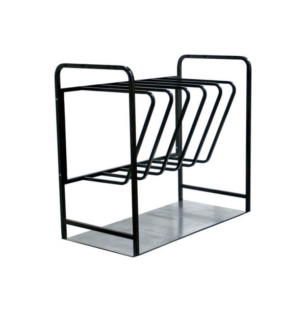 Werner 45.5 in. H X 24.75 in. W X 48 in. L Black Ladder Shelving Ladder Rack Steel