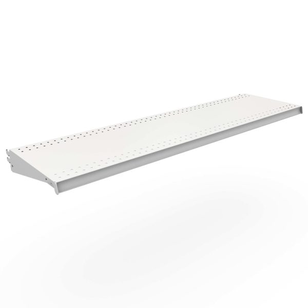 Lozier 1 in. H X 48 in. W X 13 in. L Powder Coated Cool White DL Style Shelf 2 pk