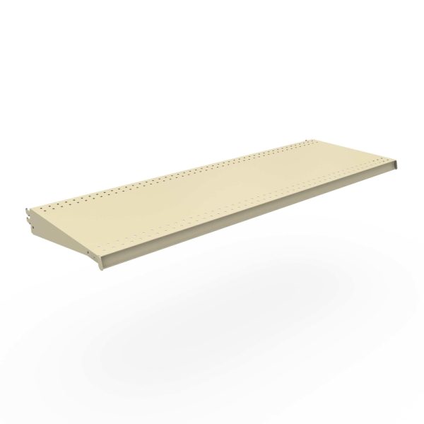 Lozier 1 in. H X 48 in. W X 16 in. L Powder Coated Platinum DL Style Shelf 2 pk