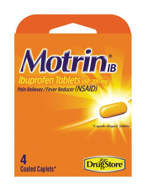 Motrin Ibuprofen 4 ct