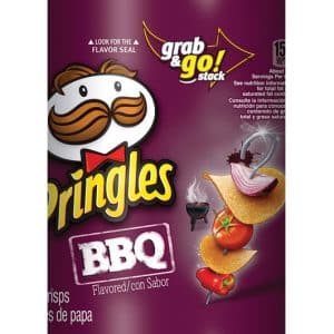 Pringles BBQ Potato Crisps 5.5 oz Can