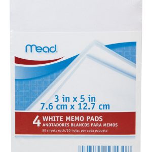 Mead 3 in. W X 5 in. L Memo Pad 50 ct