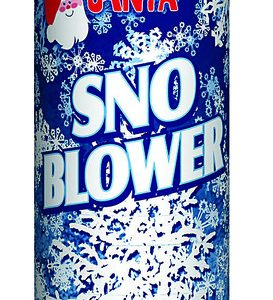 Santa Snow Blower White Decorative Snow