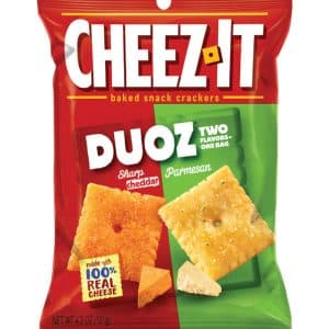 Cheez-It Duoz Sharp Cheddar/Parmesan Crackers 4.75 oz Pegged