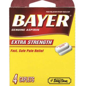Bayer Lil Drugstore Extra Strength Aspirin 4 ct