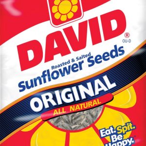 David Original Roasted Salted Sunflower Seeds 5.25 oz Pegged