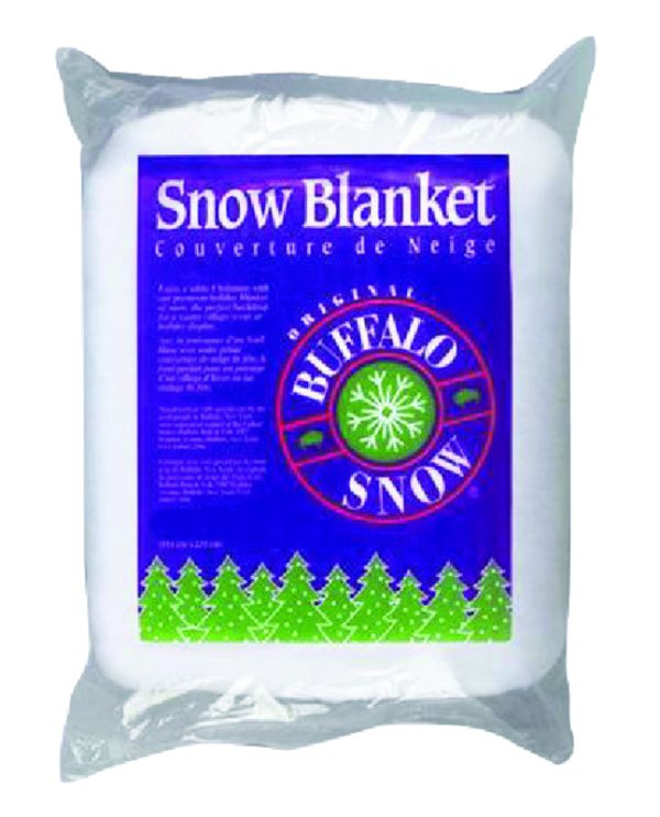 Buffalo White Snow Blanket Indoor Christmas Decor