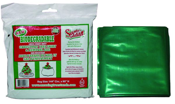 Santas Solutions 12 gal Green Christmas Tree Disposal Bag 90 in. H X 144 in. W