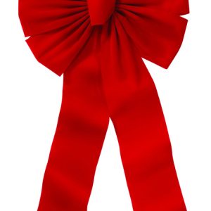 Holiday Trims Red 7 Loop Christmas Indoor Christmas Decor