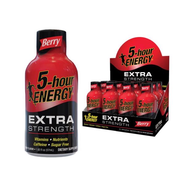 5-Hour Energy Extra Strength Sugar Free Berry Energy Shot 1.93 oz