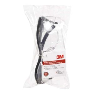 3M Anti-Fog Safety Readers Clear Lens Black Frame 1 pc