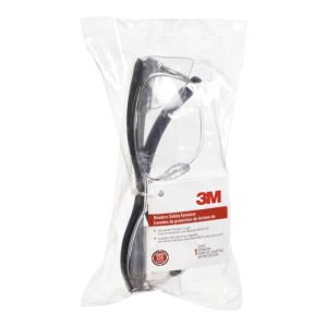 3M Anti-Fog Safety Readers Clear Lens Black Frame 1 pc