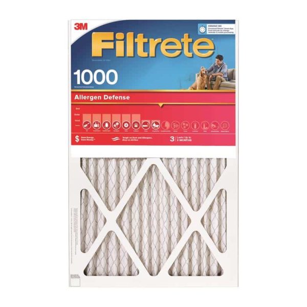 Filtrete 24 in. W X 24 in. H X 1 in. D 11 MERV Pleated Air Filter 1 pk ...