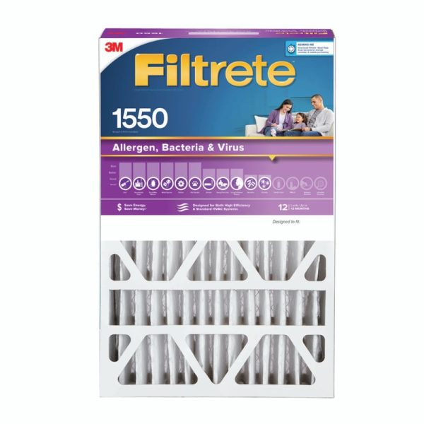 Filtrete 20 in. W X 20 in. H X 4 in. D Polyester 12 MERV Pleated Allergen Air Filter 1 pk