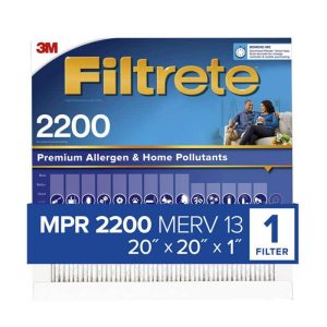 Filtrete 20 in. W X 20 in. H X 1 in. D Fiberglass 13 MERV Pleated Allergen Air Filter 1 pk