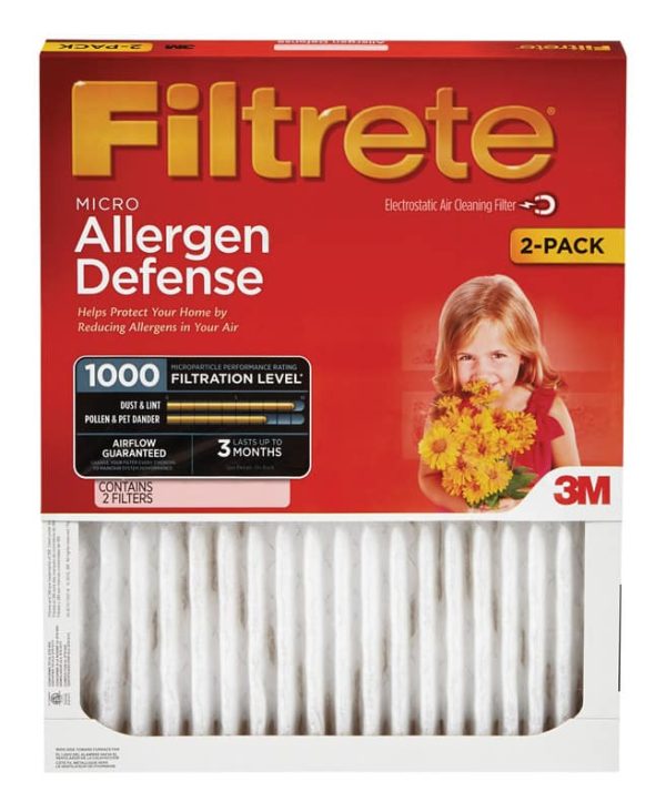Filtrete 16 in. W X 20 in. H X 1 in. D 11 MERV Pleated Air Filter 2 pk