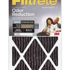 Filtrete Odor Reduction 20 in. W X 20 in. H X 1 in. D Carbon 11 MERV Pleated Air Filter 1 pk
