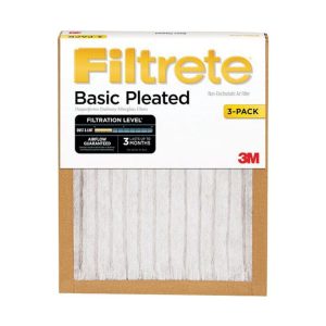 Filtrete 14 in. W X 25 in. H X 1 in. D Fiberglass 5 MERV Pleated Air Filter 3 pk