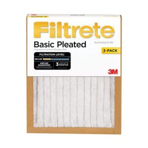 Filtrete 20 in. W X 25 in. H X 1 in. D Fiberglass 5 MERV Pleated Air Filter 3 pk