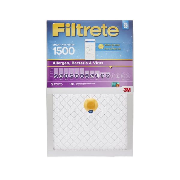 Filtrete 16 in. W X 25 in. H X 1 in. D Fiberglass 12 MERV Smart Air Filter 1 pk