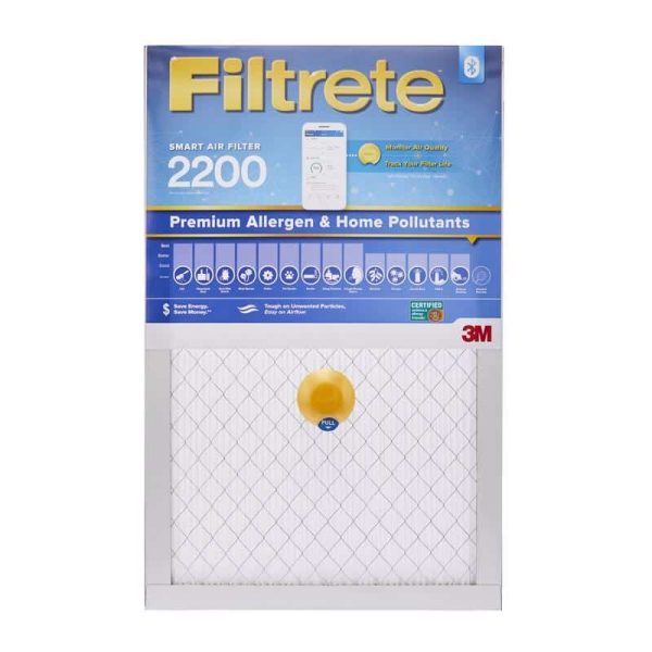 Filtrete 16 in. W X 20 in. H X 1 in. D Fiberglass 13 MERV Pleated Smart Air Filter 1 pk