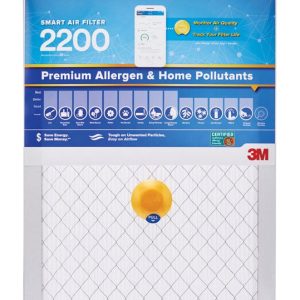 Filtrete 20 in. W X 30 in. H X 1 in. D Fiberglass 13 MERV Pleated Smart Air Filter 1 pk
