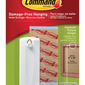 3M Command White Sawtooth Picture Hanger 4 lb 1 pk