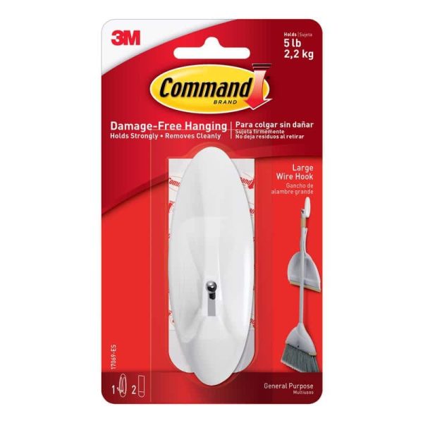 Command Large Wire Hooks 4.14 in. L 1 pk