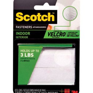 Scotch Medium Hook and Loop Fastener 3 in. L 2 pk