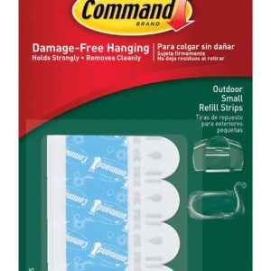 Command Small Adhesive Strips 1.813 in. L 16 pk