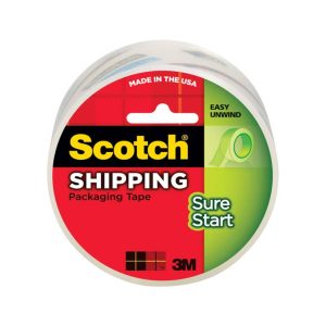 3M Scotch 1.88 in. W X 54.6 yd L Heavy Duty Packaging Tape Clear