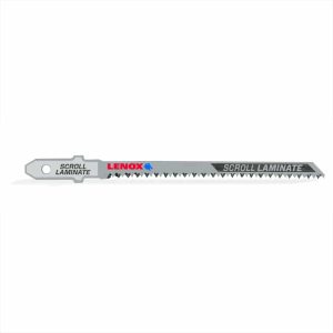 Lenox 3-1/2 in. Bi-Metal T-Shank Scroll Laminate Jig Saw Blade 20 TPI 3 pk