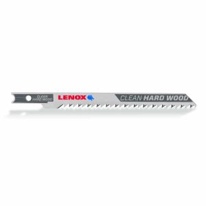 Lenox 4 in. Bi-Metal U-Shank Clean Hard Wood Jig Saw Blade 10 TPI 5 pk