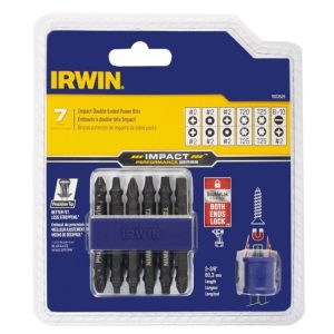 Irwin Impact Performance Series Multi Size  S X 2.375 in.   L Impact Double-Ended Bit S2 Tool Steel