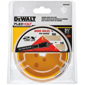DeWalt FlexVolt 3-5/8 in. Carbide Tipped Hole Saw 1 pc