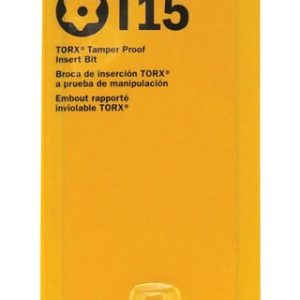 Irwin Torx T15  S X 1 in. L Tamper-Resistant Bit S2 Tool Steel 1 pc