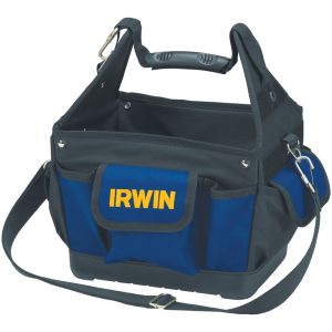 Irwin Pro Utility 13.5 in.   W X 13.5 in.   H Polyester Tool Bag 26 pocket Blue 1 pc