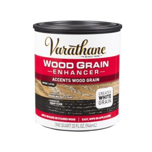 Varathane Semi-Transparent White Water-Based Alkyd Wood Grain Enhancer 1 qt