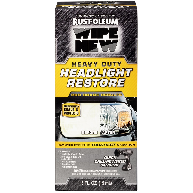 Rust-Oleum Wipe New Headlight Restorer Kit - PaintPlace New York