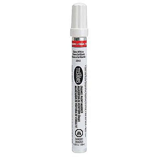Testors Gloss White Enamel Paint Marker 0.3 oz