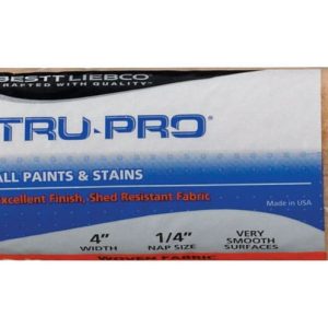 Bestt Liebco Tru-Pro Woven 4 in. W X 1/4 in. S Paint Roller Cover 1 pk