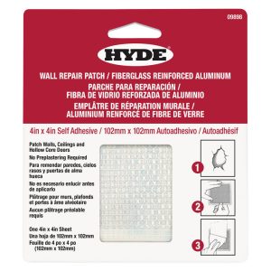 Hyde 4 in. W X 4 in. L X 1/4 in. Drywall Repair Sheets
