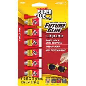 The Original Super Glue High Strength Cyanoacrylate All Purpose Super Glue 6 pk
