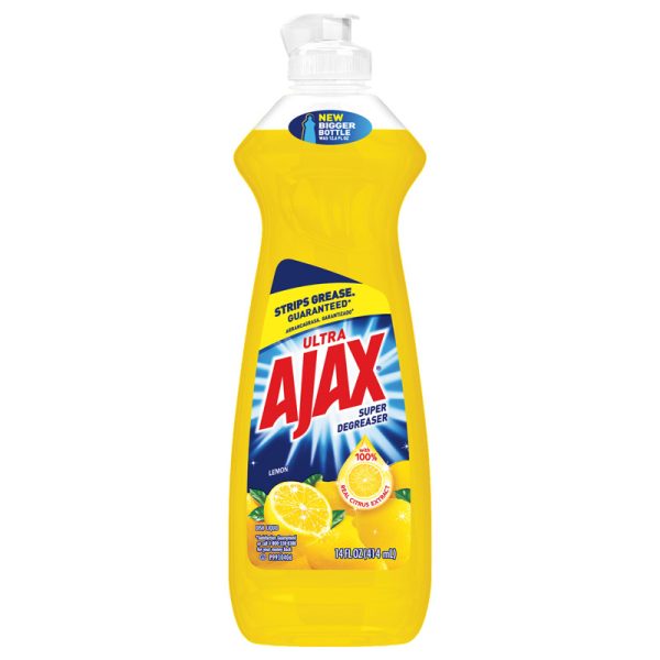 Ajax Lemon Scent Liquid Dish Soap 14 oz