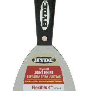 Hyde Black and Silver High Carbon Steel Joint Knife 0.63 in. H X 4 in. W X 8.25 in. L