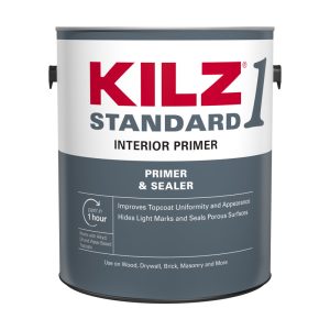KILZ Standard White Matte Water-Based Acrylic Primer and Sealer 1 gal