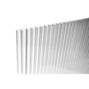 Plaskolite Clear Single Polycarbonate Sheet 48 in. W X 96 in. L X 1/4 in.